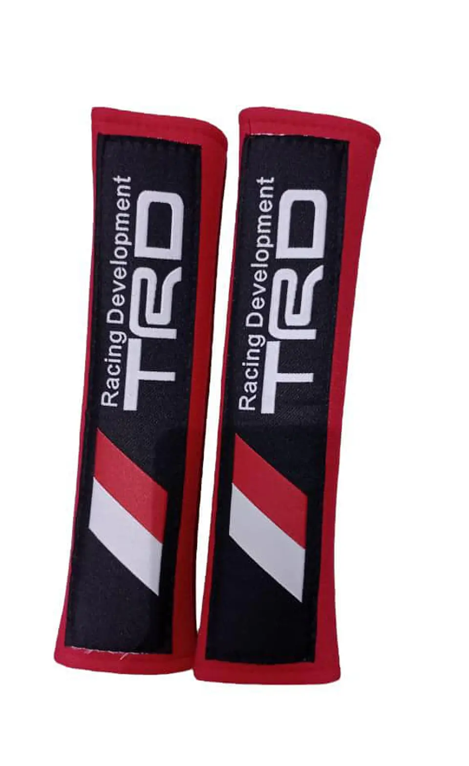 Cubre cinturón de seguridad, almohadillas bordadas TRD - Rojo 1