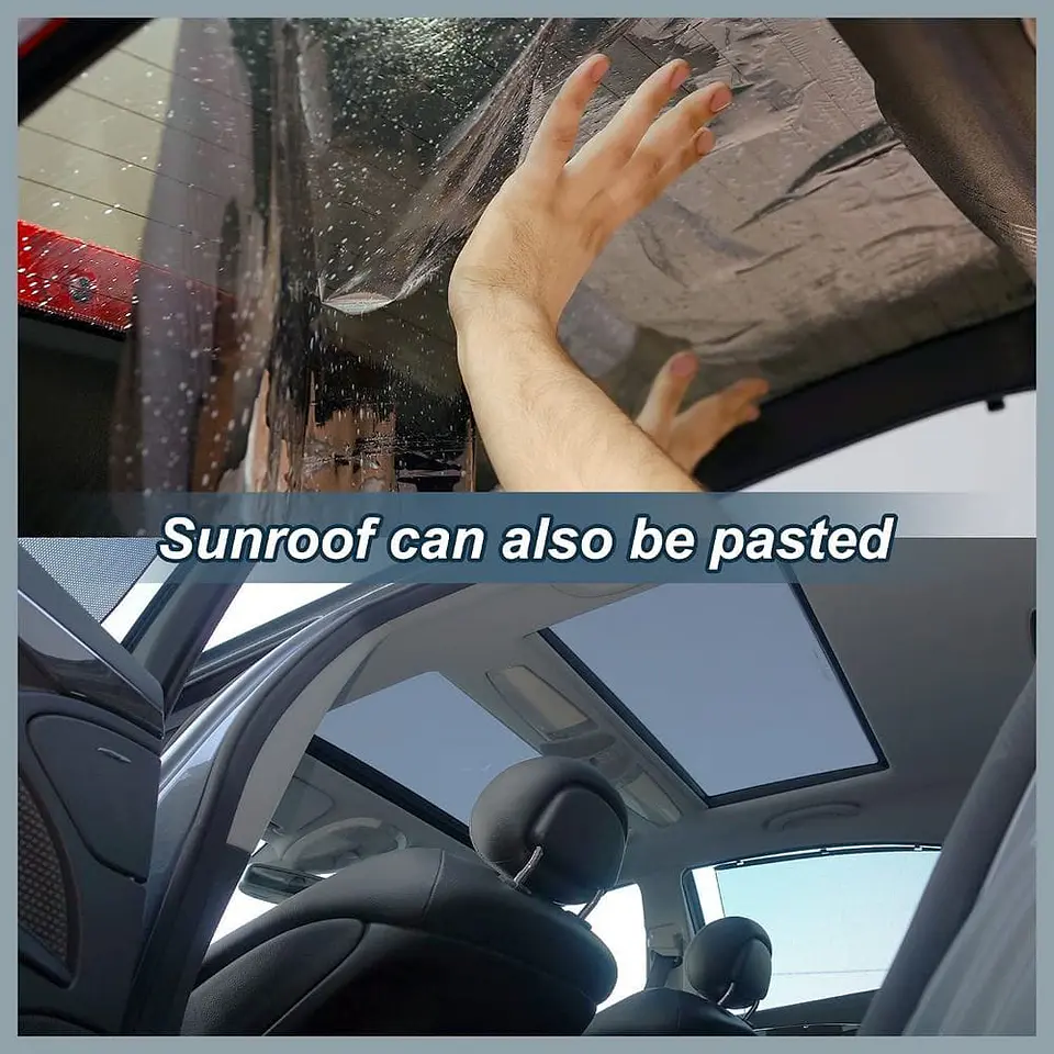 Papel polarizado para vidrios de autos oscuro 5% 7