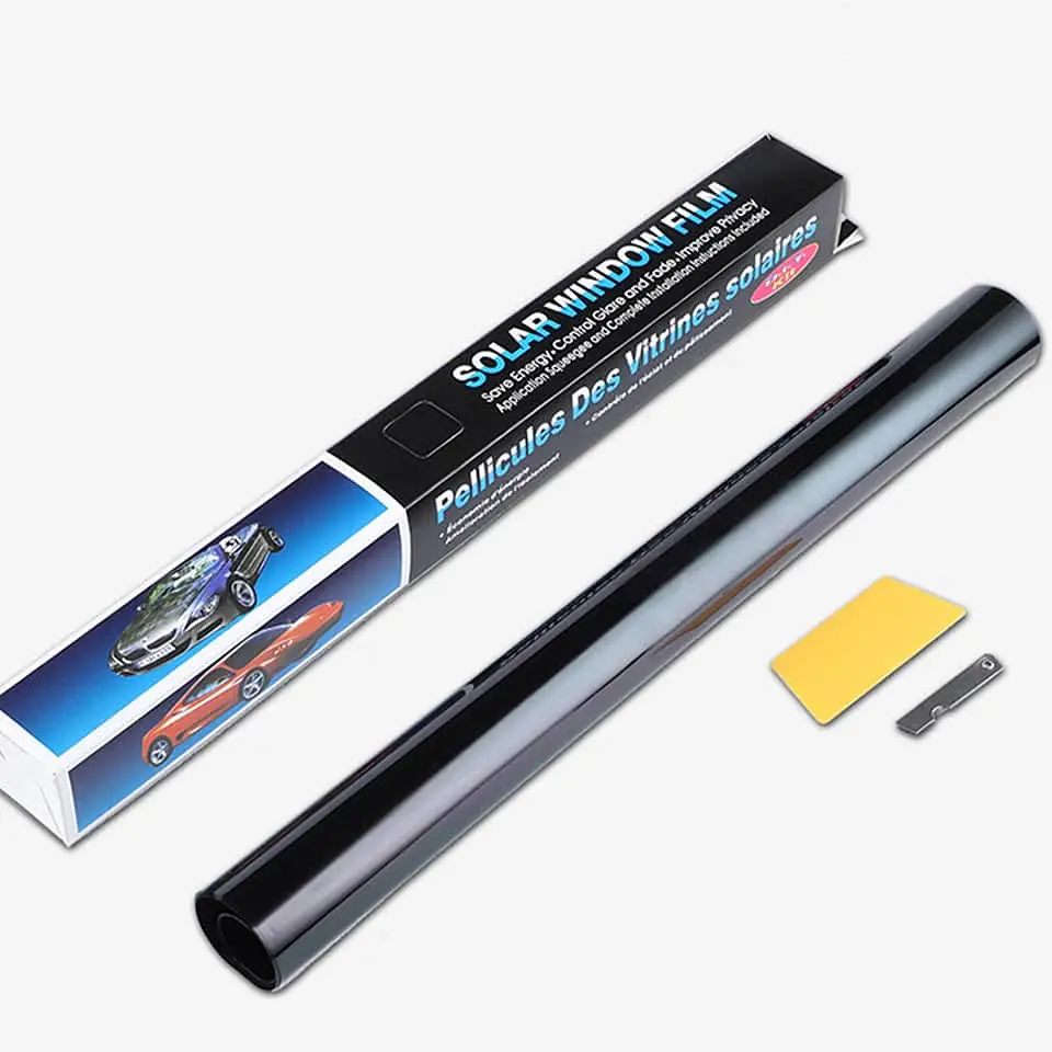 Papel polarizado para vidrios de autos oscuro 40% 1