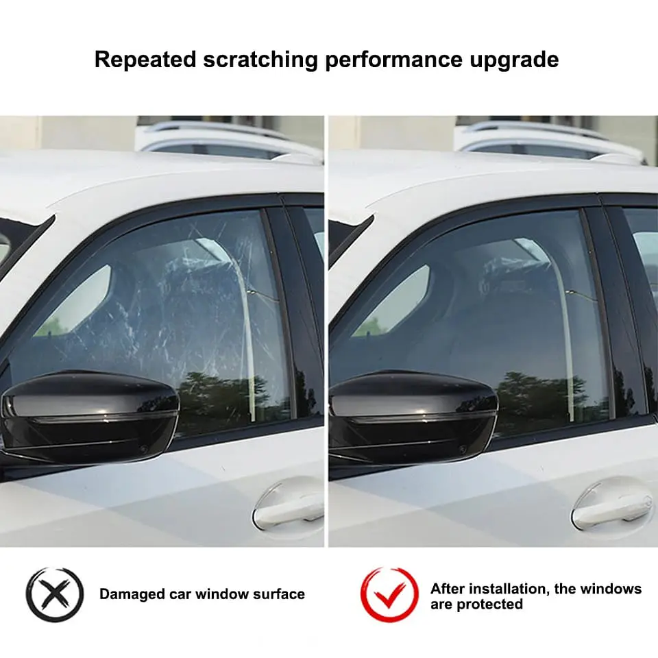 Papel polarizado para vidrios de autos oscuro 40% 4