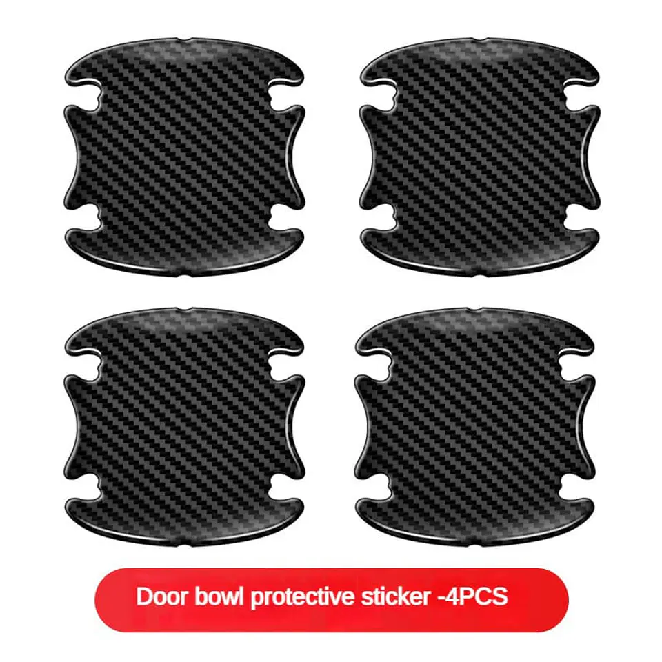 Set 4 piezas - Antiarañazos película protectora de puerta para 6