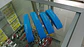 X4 tiras topes de puerta de goma Eva autoadhesivos protector - azul - Miniatura 6