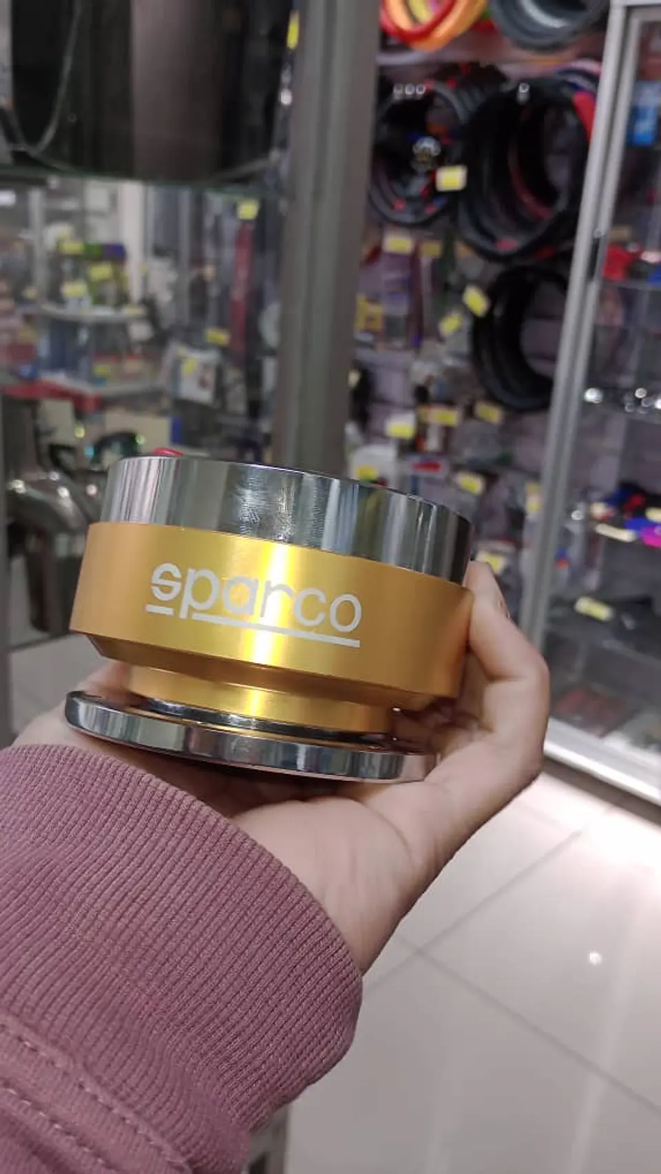 Masa desmontable Sparco volantes, 82x58x50mm - Dorado 1