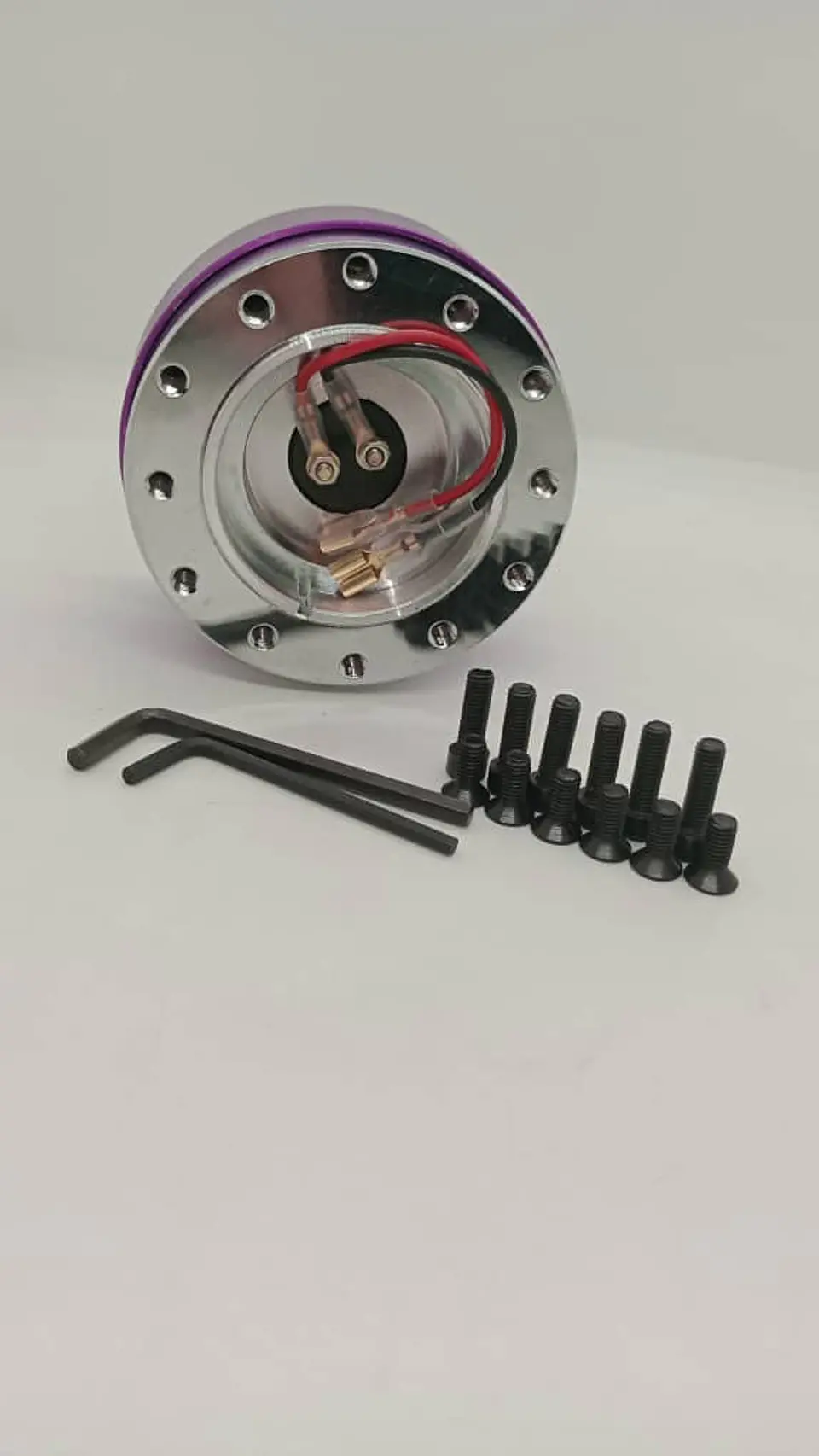 Masa desmontable Sparco volantes de acero - Morado/Lila 4