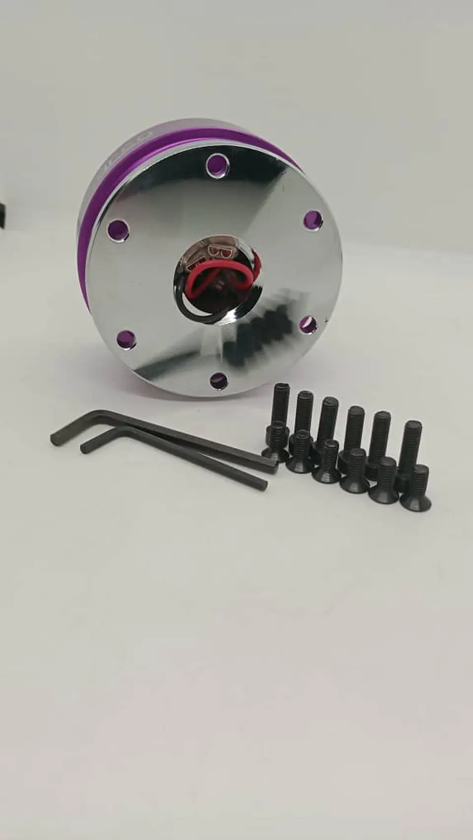 Masa desmontable Sparco volantes de acero - Morado/Lila 10