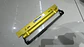 Porta placa patente fibra de carbono - amarillo dorado marca nismo - thumbnail 2