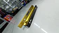 Porta placa patente fibra de carbono - amarillo dorado marca nismo - thumbnail 5