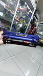 Porta placa patente fibra de carbono - azul marca ralli art - thumbnail 1