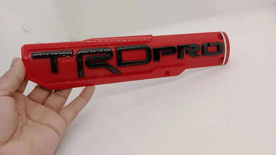 Emblema Insignia - 3D TRD PRO etiqueta pegatina para uso lateral 1