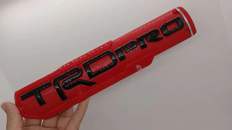 Emblema Insignia - 3D TRD PRO etiqueta pegatina para uso lateral 4