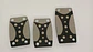 Set cubre pedales de auto, 3pzs aluminio/goma - Negro/Gris - Miniatura 9