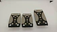 Set cubre pedales de auto, 3pzs aluminio/goma - Negro/Gris - Miniatura 11