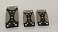 Set cubre pedales de auto, 3pzs aluminio/goma - Negro/Gris - Miniatura 12