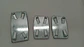 Set cubre pedales de auto, 3pzs aluminio/goma - Negro/Gris - Miniatura 3