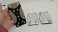 Set cubre pedales de auto, 3pzs aluminio/goma - Negro/Gris - Miniatura 2