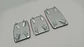 Set cubre pedales de auto, 3pzs aluminio/goma - Negro/Rojo - Miniatura 10
