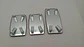 Set cubre pedales de auto, 3pzs aluminio/goma - Negro/Rojo - Miniatura 12