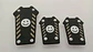 Set cubre pedales carita feliz, 3pzs - Negro/Gris - Miniatura 8