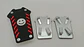 Set cubre pedales carita feliz, 3pzs - Negro/Rojo - Miniatura 9