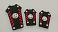 Set cubre pedales carita feliz, 3pzs - Negro/Rojo - Miniatura 11
