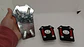Set cubre pedales carita feliz, 3pzs - Negro/Rojo - Miniatura 2