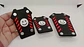 Set cubre pedales carita feliz, 3pzs - Negro/Rojo - Miniatura 12