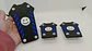 Set cubre pedales carita feliz, 3pzs - Negro/Azul - Miniatura 4