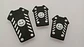 Set cubre pedales carita feliz, 3pzs - Negro/Blanco - Miniatura 3