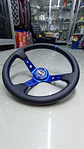 Volante deportivo Sparco 35cm (agujeros) - Centro Azul, línea Azul - thumbnail 6