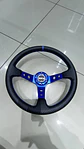 Volante deportivo Sparco 35cm (agujeros) - Centro Azul, línea Azul - thumbnail 5