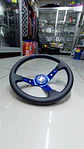 Volante deportivo Sparco 35cm (agujeros) - Centro Azul, línea Azul - thumbnail 2