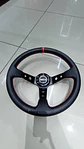 Volante deportivo Sparco 35cm (agujeros) - Centro Negro, línea Roja - thumbnail 5