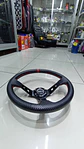 Volante deportivo Sparco 35cm (agujeros) - Centro Negro, línea Roja - thumbnail 8
