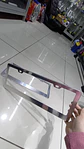 Par porta patentes/marco matrícula aluminio - Plata - Miniatura 3