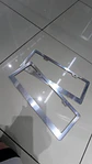 Par porta patentes/marco matrícula aluminio - Plata - Miniatura 6
