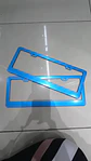 Par porta patentes/marco matrícula aluminio - Azul - thumbnail 6
