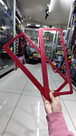 Par porta patentes/marco matrícula aluminio - Rojo - Miniatura 3