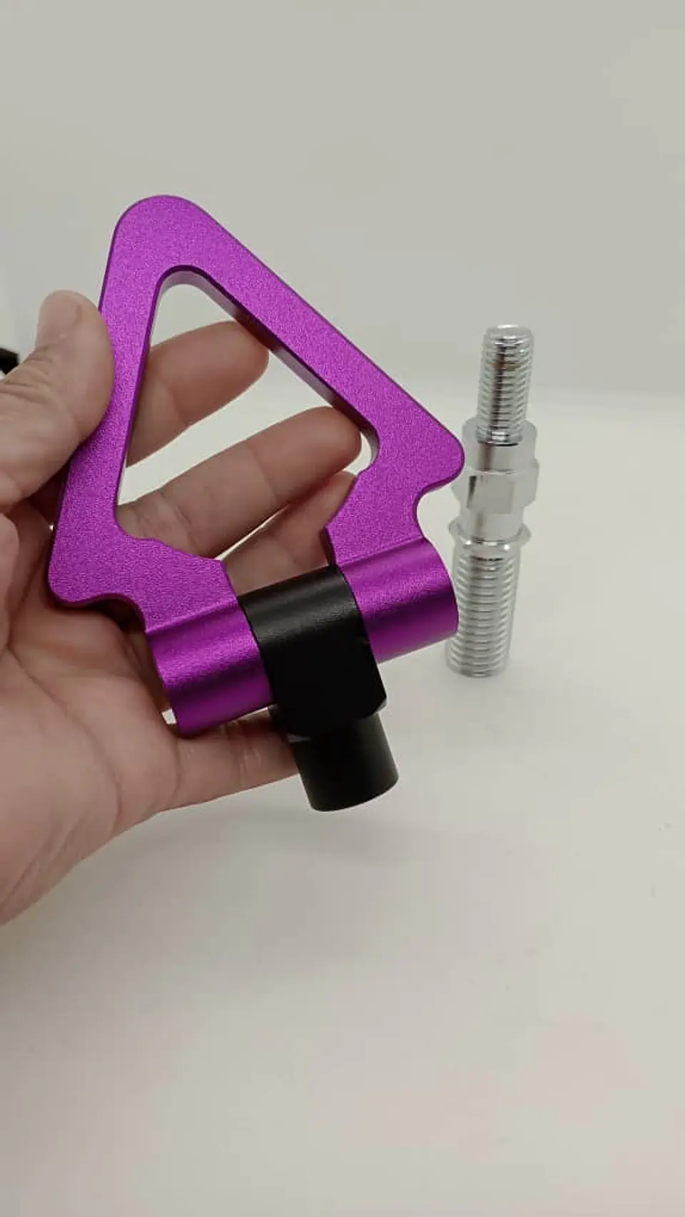 Gancho remolque Triangulo aluminio - Morado 1