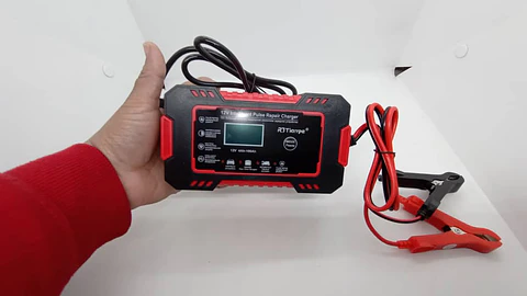 Cargador de batería 220V 6A a 12V, cargadores de batería