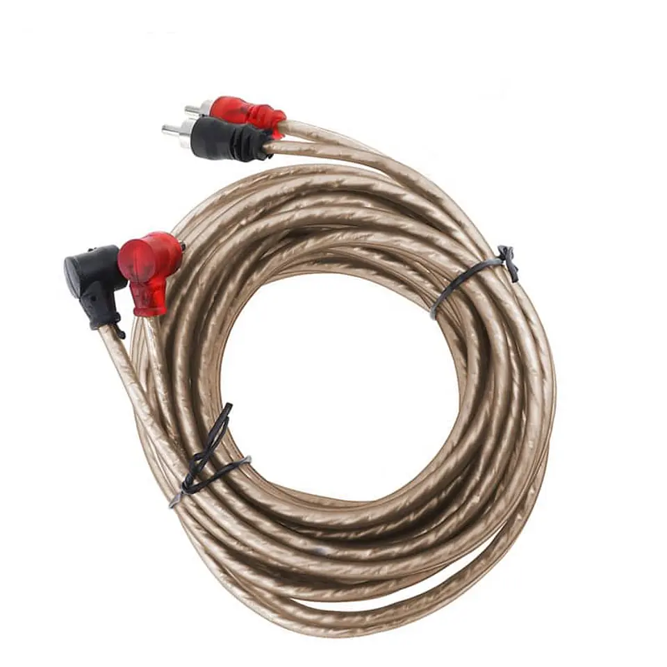 Cable RCA 2x2 estéreo trenzado OFC 5m 9