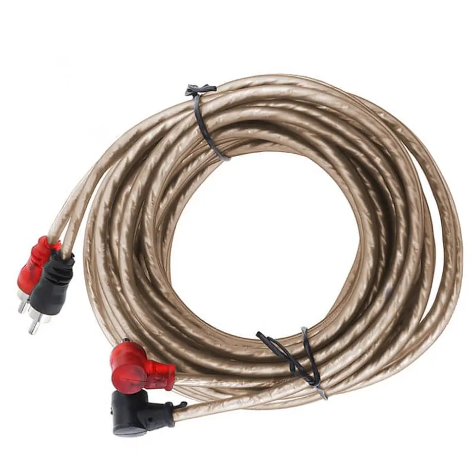 Cable RCA 2x2 estéreo trenzado OFC 5m 12