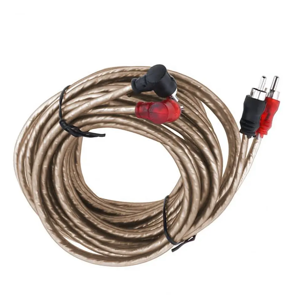 Cable RCA 2x2 estéreo trenzado OFC 5m 10