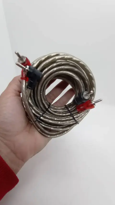 Cable RCA 2x2 estéreo trenzado OFC 5m