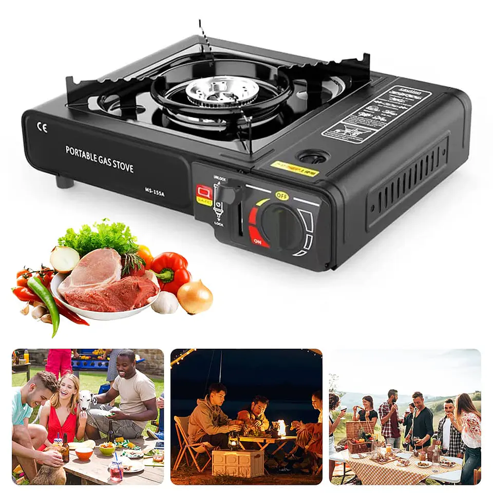 Estufa de gas para Camping, picnic y hogar, cocina tipo cassette 1