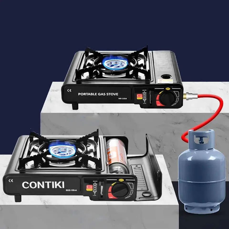 Estufa de gas para Camping, picnic y hogar, cocina tipo cassette 8