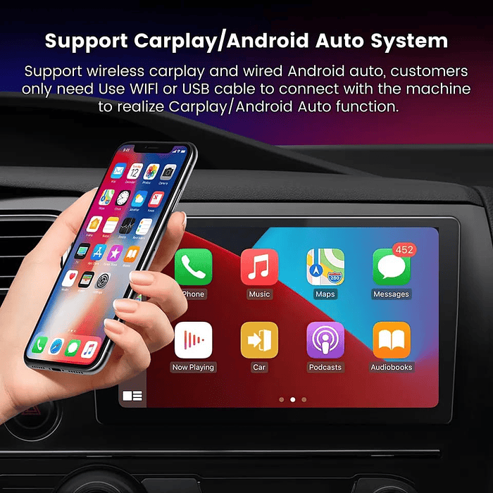 RADIO PARA AUTO CON PANTALLA 9” ANDROID  8