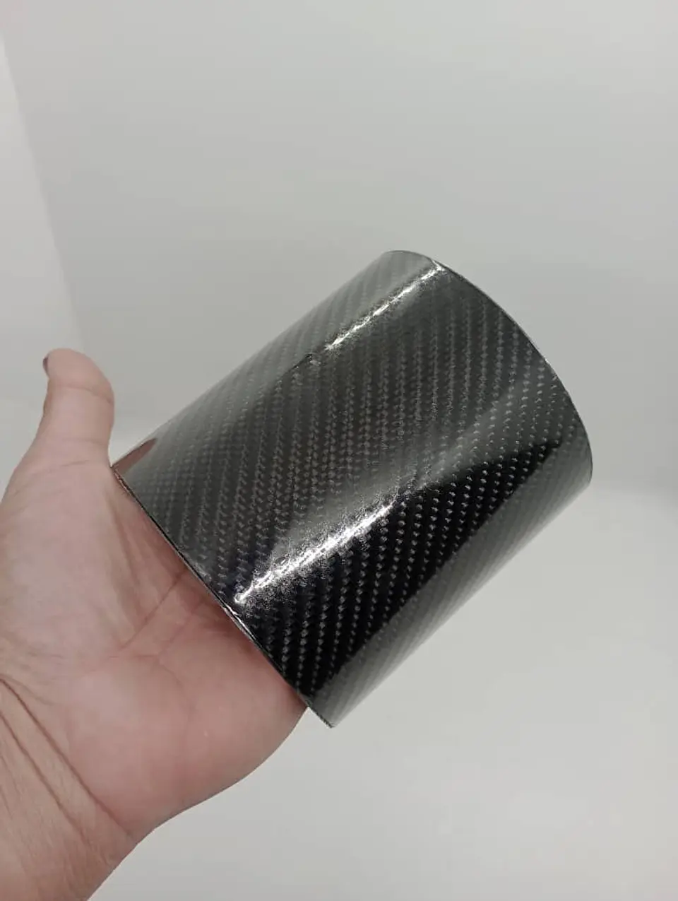 Pegatina de Nanometro tipo fibra de carbono K5D uso en autos Pilares 3