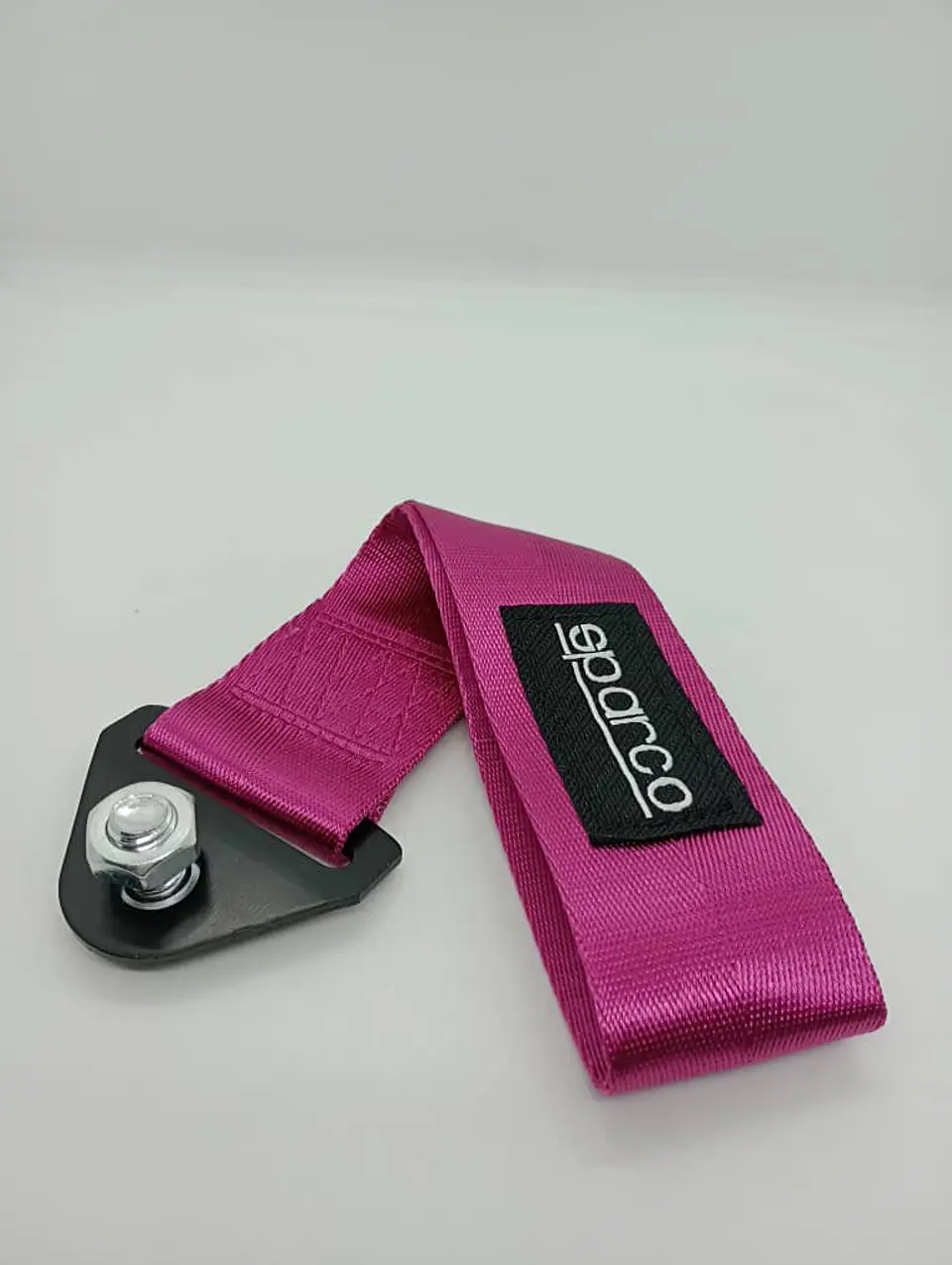 Cinta correa de remolque arrastre Sparco Fucsia Rosa 3