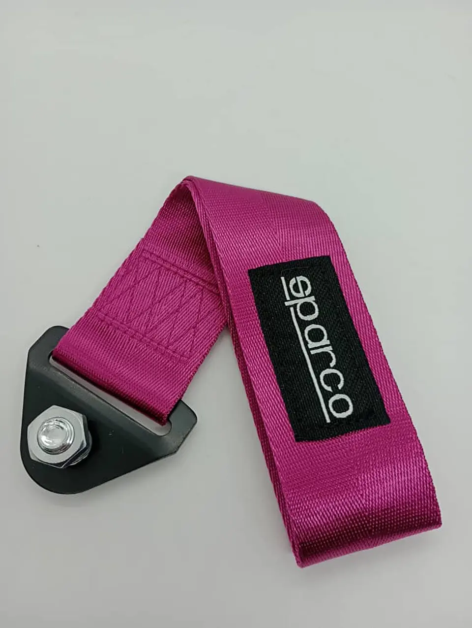 Cinta correa de remolque arrastre Sparco Fucsia Rosa 5
