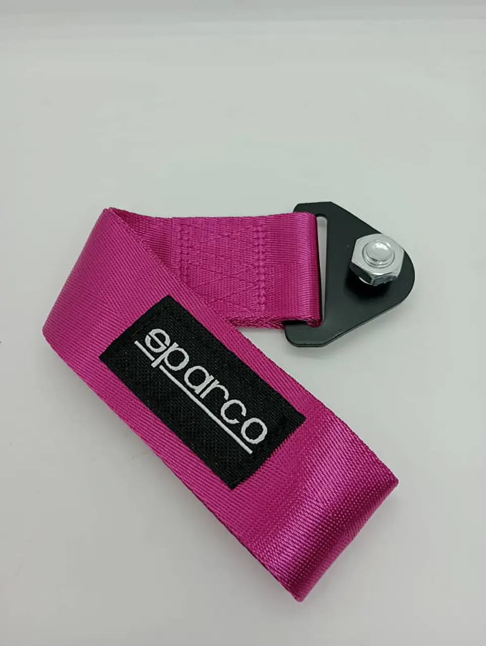 Cinta correa de remolque arrastre Sparco Fucsia Rosa 8